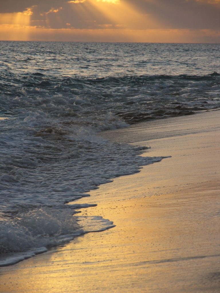 Ocean Waves at Sunset (IMG_2005)